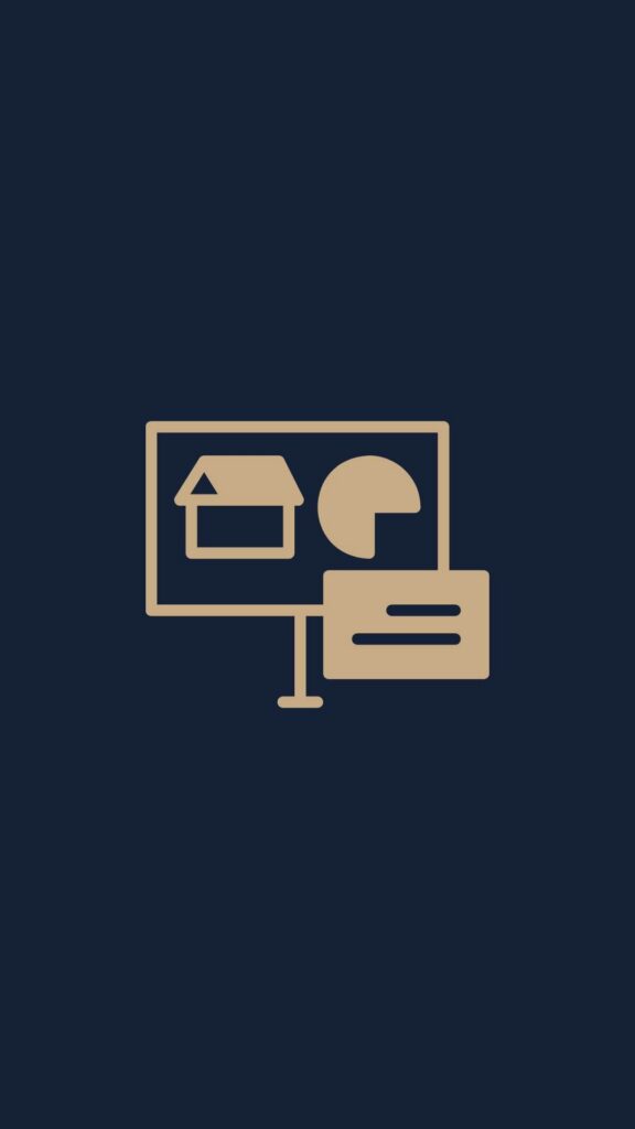 Icon fuer digitale Immobilienvermarktung und Online Expose